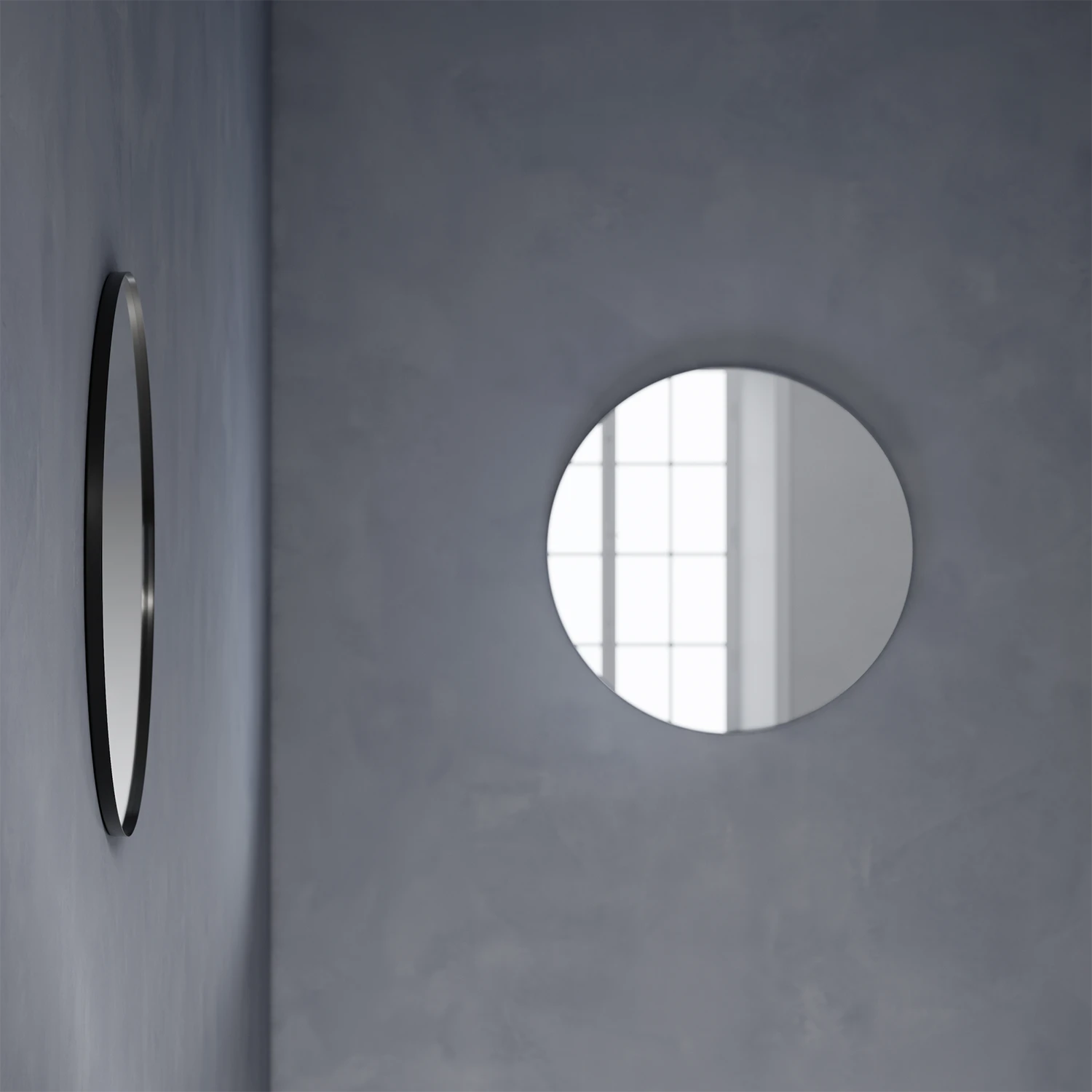 Edge Mirror 60 Cm, Black 8 Edge Mirror 60 Cm, Black - Image 6