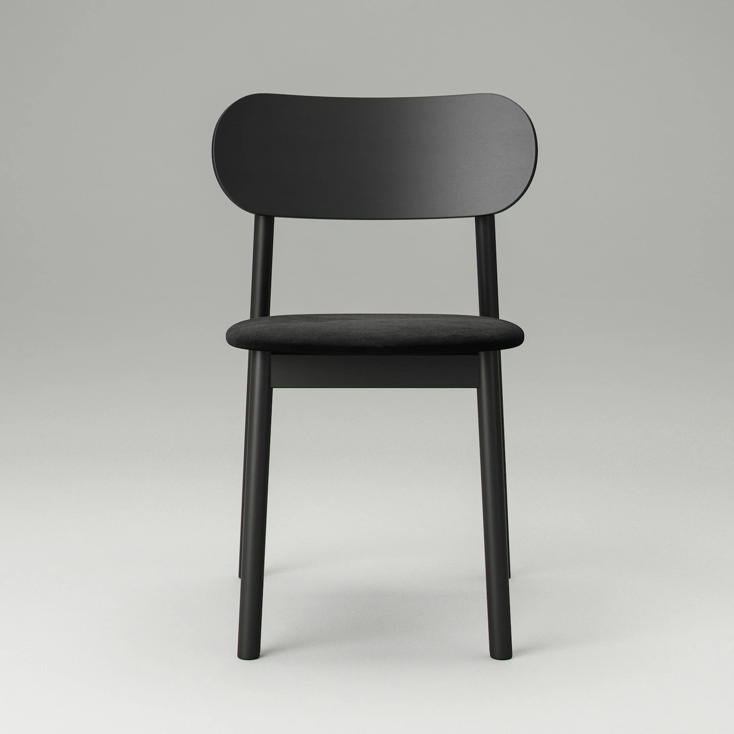 Elephant Chair, Black / Black Velvet 4 Elephant Chair, Black / Black Velvet - Image 2