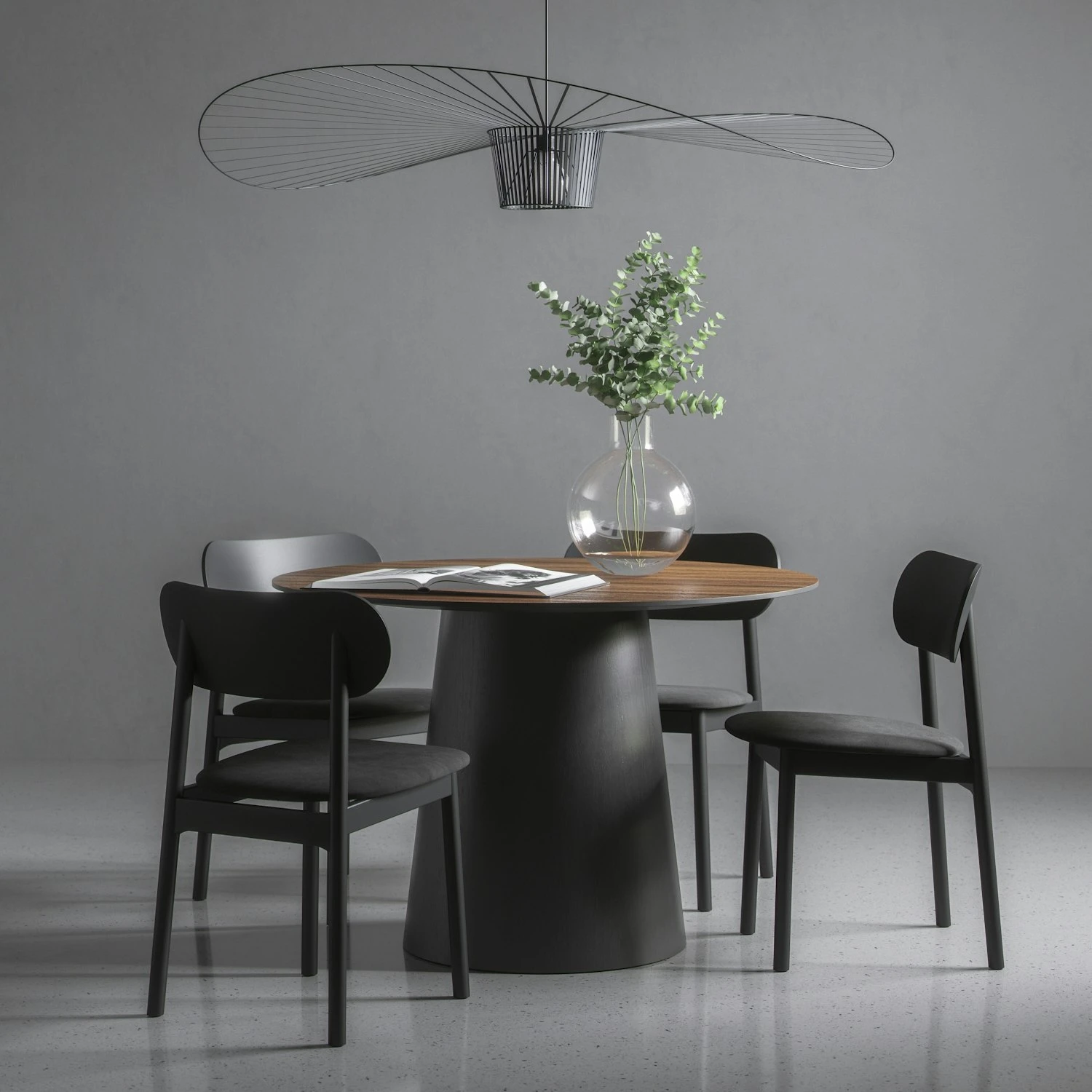 Elephant Chair, Black / Black Velvet 8 Elephant Chair, Black / Black Velvet - Image 6