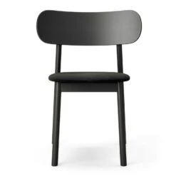 Elephant Wide Chair, Black / Black Velvet