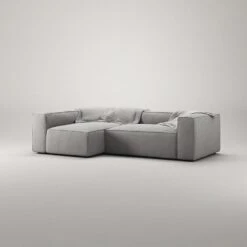 Grand 3 Seater Sofa Divan Left, Bright Ash -Gubi Furni Sales decotique grand 3 seater sofa divan left 19