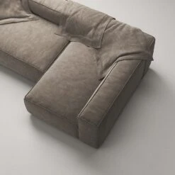 Grand 3 Seater Sofa Divan Right, Mole Brown -Gubi Furni Sales decotique grand 3 seater sofa divan right 13