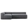 Grand 3 Seater Sofa Lounge Left, Zinc Grey -Gubi Furni Sales decotique grand 3 seater sofa lounge left 0