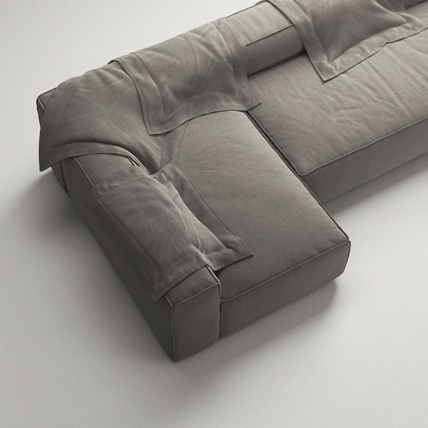 Grand 3 Seater Sofa Lounge Left, Hunter Brown 8 Grand 3 Seater Sofa Lounge Left, Hunter Brown - Image 6