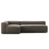Grand 3 Seater Sofa Lounge Left, Mole Brown 1 Grand 3 Seater Sofa Lounge Left, Mole Brown -Gubi Furni Sales decotique grand 3 seater sofa lounge left 7