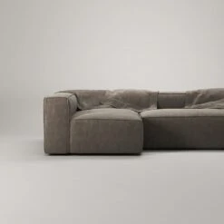 Grand 4 Seater Sofa Divan Left, Mole Brown -Gubi Furni Sales decotique grand 4 seater sofa divan left 12