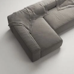 Grand 4 Seater Sofa Divan Left, Hunter Brown -Gubi Furni Sales decotique grand 4 seater sofa divan left 29