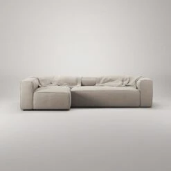 Grand 4 Seater Sofa Divan Left, Sandshell Beige -Gubi Furni Sales decotique grand 4 seater sofa divan left 34