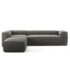 Grand 4 Seater Sofa Divan Left Open End Piece, Hunter Brown