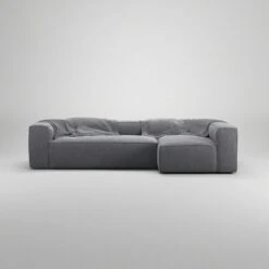 Grand 4 Seater Sofa Divan Right, Zinc Grey -Gubi Furni Sales decotique grand 4 seater sofa divan right 2
