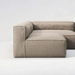 Grand 4 Seater Sofa Open End Reversible Outdoor, Heather Grey -Gubi Furni Sales decotique grand 4 seater sofa open end reversible outdoor 8