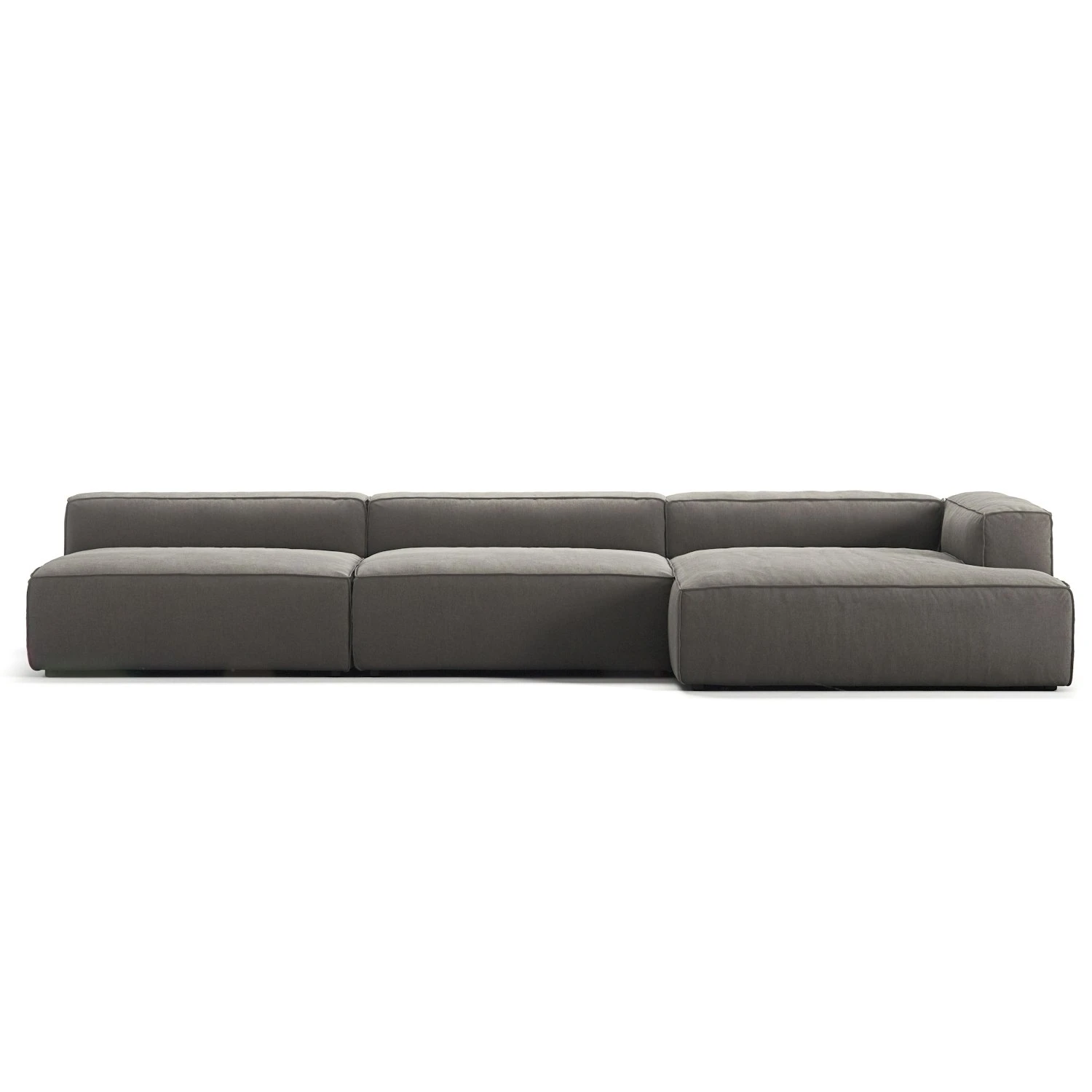 Grand Lounge Sofa 5-Seater Chaise Longue Right, Hunter Brown 3 Grand Lounge Sofa 5-Seater Chaise Longue Right, Hunter Brown