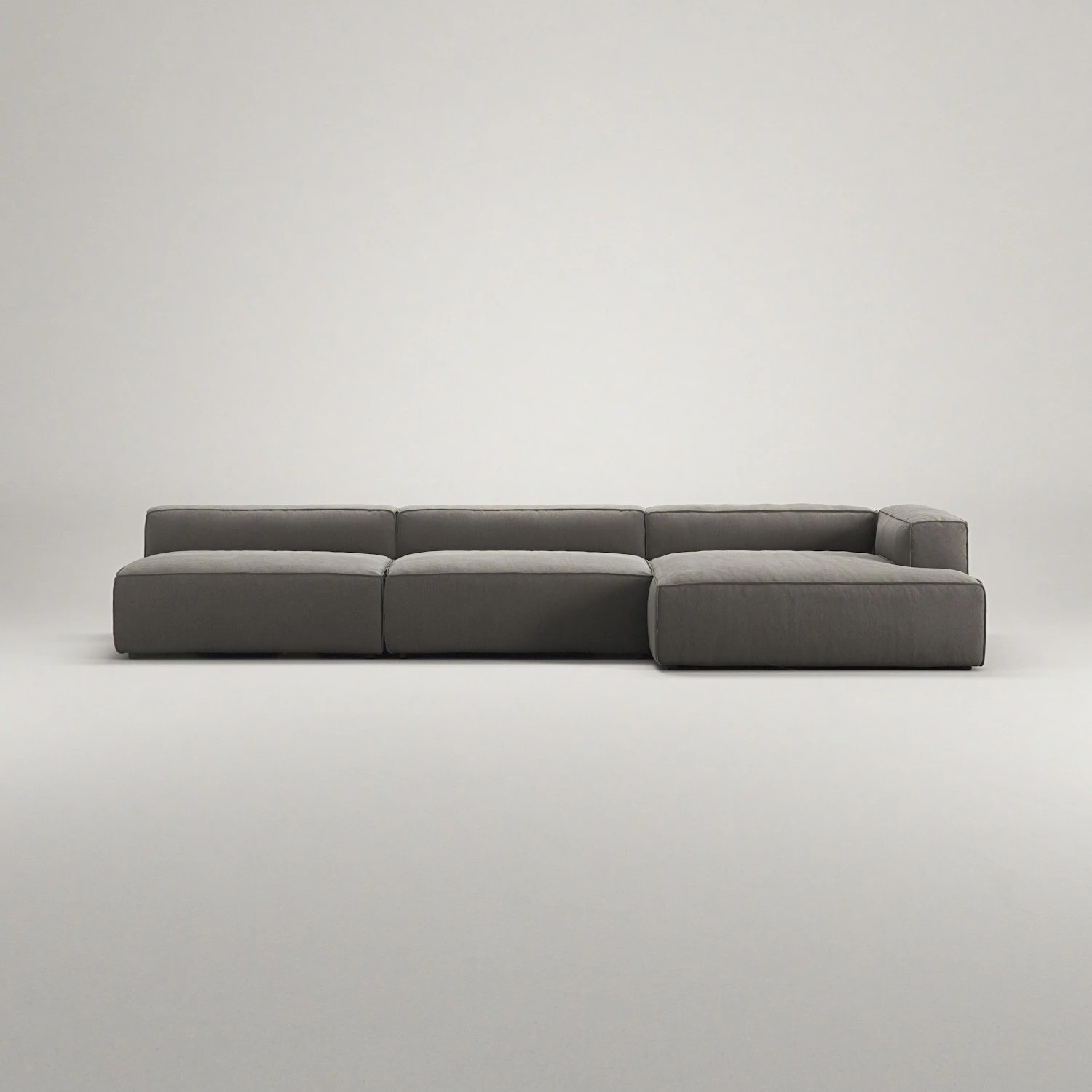 Grand Lounge Sofa 5-Seater Chaise Longue Right, Hunter Brown 4 Grand Lounge Sofa 5-Seater Chaise Longue Right, Hunter Brown - Image 2