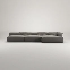 Grand Lounge Sofa 5-Seater Chaise Longue Right, Hunter Brown 10 Grand Lounge Sofa 5-Seater Chaise Longue Right, Hunter Brown -Gubi Furni Sales decotique grand 5 seater sofa chaise longue right 18