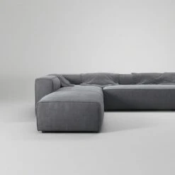 Grand Corner Sofa Left, Zinc Grey -Gubi Furni Sales decotique grand corner sofa left 38