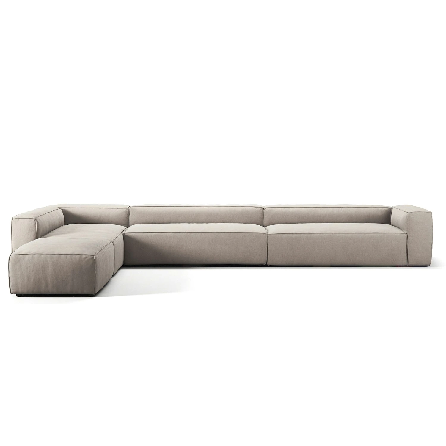 Grand Corner Sofa Left, Sandshell Beige 3 Grand Corner Sofa Left, Sandshell Beige