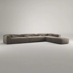 Grand Corner Sofa Right, Mole Brown 11 Grand Corner Sofa Right, Mole Brown -Gubi Furni Sales decotique grand corner sofa right 52