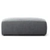 Grand Footstool, Zinc Grey