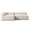 Grand Lounge Sofa 2-Seater Left Outdoor, Linen Chalk -Gubi Furni Sales decotique grand lounge sofa 2 seater left outdoor 0