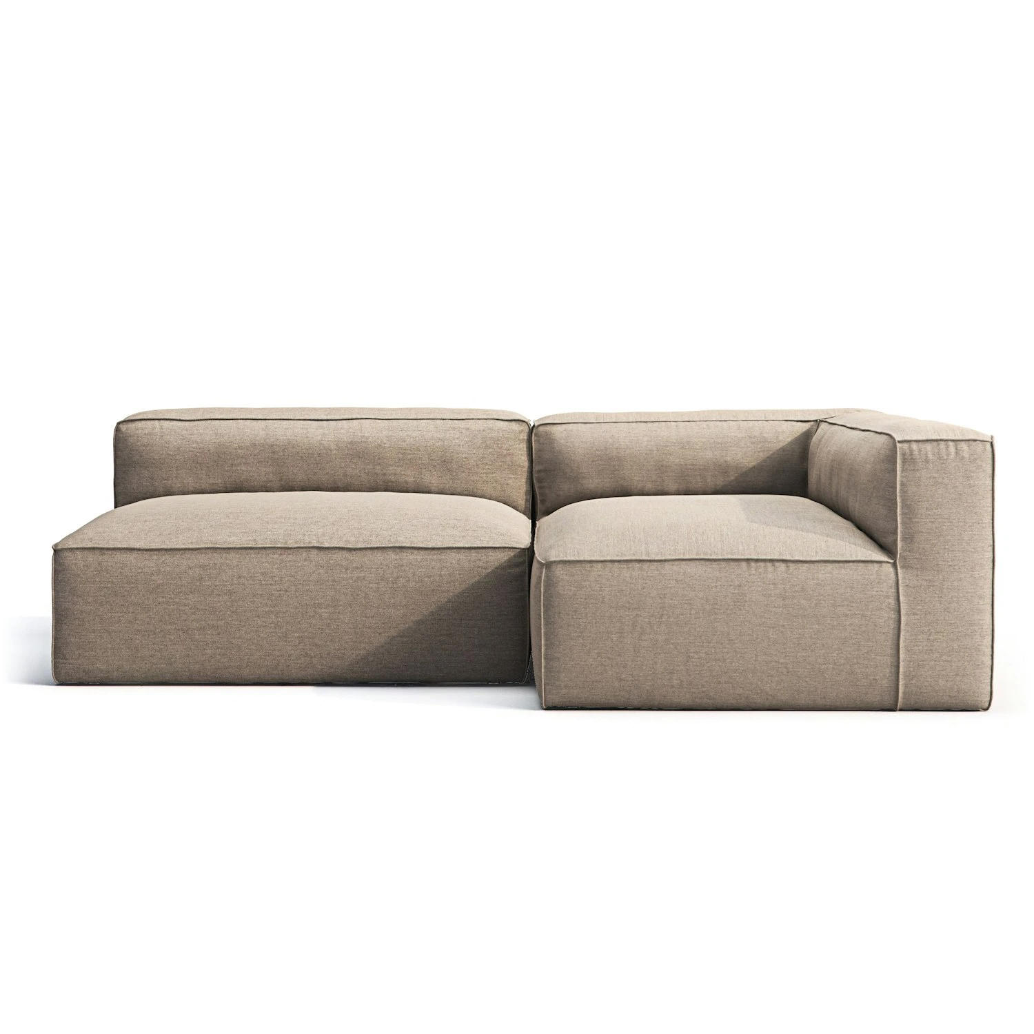 Grand Lounge Sofa 2-Seater Right Outdoor, Heather Grey 3 Grand Lounge Sofa 2-Seater Right Outdoor, Heather Grey