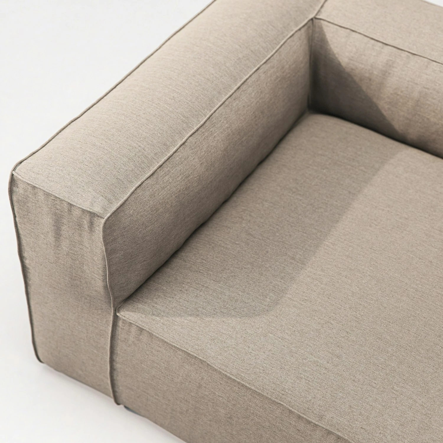 Grand Modular Sofa Outdoor Left, Heather Grey 7 Grand Modular Sofa Outdoor Left, Heather Grey - Image 5