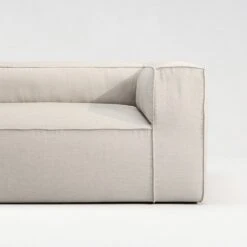 Grand Modular Sofa Outdoor Right, Linen Chalk -Gubi Furni Sales decotique grand modular sofa outdoor right 20