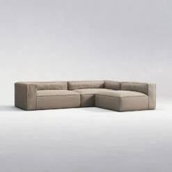 Grand Modular Sofa Outdoor Right, Heather Grey -Gubi Furni Sales decotique grand modular sofa outdoor right 25