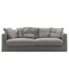 Le Grand Air Sofa 3-Seater Cotton, Grey -Gubi Furni Sales decotique le grand air 3 seater sofa cotton 11