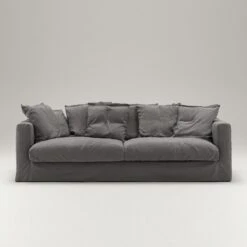Le Grand Air Sofa 3-Seater Cotton, Grey -Gubi Furni Sales decotique le grand air 3 seater sofa cotton 13