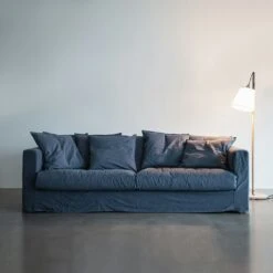 Le Grand Air Sofa 3-Seater Cotton, White -Gubi Furni Sales decotique le grand air 3 seater sofa cotton 2