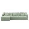 Le Grand Air Divan Left Linen, Green Pear -Gubi Furni Sales decotique le grand air divan left linen 12