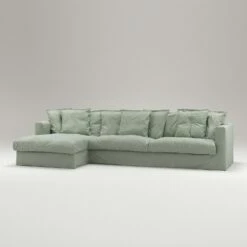 Le Grand Air Divan Left Linen, Green Pear 10 Le Grand Air Divan Left Linen, Green Pear -Gubi Furni Sales decotique le grand air divan left linen 15