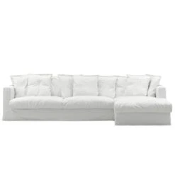 Le Grand Air Divan Right, White