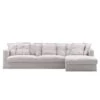 Le Grand Air Divan Right Linen, Misty Grey -Gubi Furni Sales decotique le grand air divan right linen 15