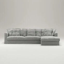 Le Grand Air Divan Right Linen, Foggy Morning -Gubi Furni Sales decotique le grand air divan right linen 9
