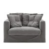 Le Grand Air Love Seat Cotton, Grey -Gubi Furni Sales decotique le grand air loveseat cotton 3