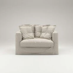 Le Grand Air Loveseat Linen, Natural Blonde -Gubi Furni Sales decotique le grand air loveseat linen 13