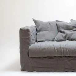 Le Grand Air Loveseat Cover, Future Grey -Gubi Furni Sales decotique le grand air loveseat upholstery linen 14