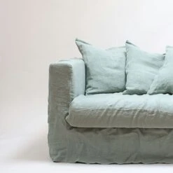 Le Grand Air Loveseat Cover, Future Grey -Gubi Furni Sales decotique le grand air loveseat upholstery linen 15