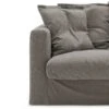 Le Grand Air Loveseat Upholstery Linen, Smokey Granite -Gubi Furni Sales decotique le grand air loveseat upholstery linen 4