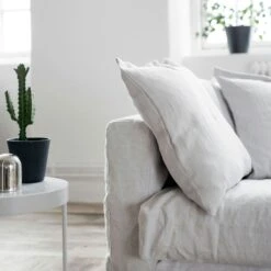 Le Grand Air Loveseat Upholstery Linen, Misty Grey 5 Le Grand Air Loveseat Upholstery Linen, Misty Grey -Gubi Furni Sales decotique le grand air loveseat upholstery linen 6