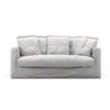 Le Grand Air Sofa 2-Seater Linen, Misty Grey 1 Le Grand Air Sofa 2-Seater Linen, Misty Grey -Gubi Furni Sales decotique le grand air sofa 2 seater linen 1