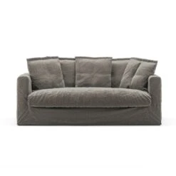 Le Grand Air Sofa 2-Seater Linen, Smokey Granite