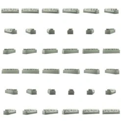 Le Grand Air Sofa 5-Seater Linen, Green Pear 11 Le Grand Air Sofa 5-Seater Linen, Green Pear -Gubi Furni Sales decotique le grand air sofa 5 seater linen 29