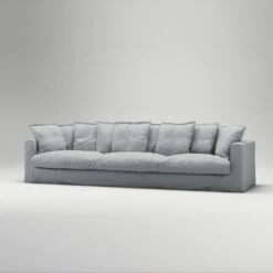 Le Grand Air Sofa 5-Seater Linen, Nordic Sky -Gubi Furni Sales decotique le grand air sofa 5 seater linen 36