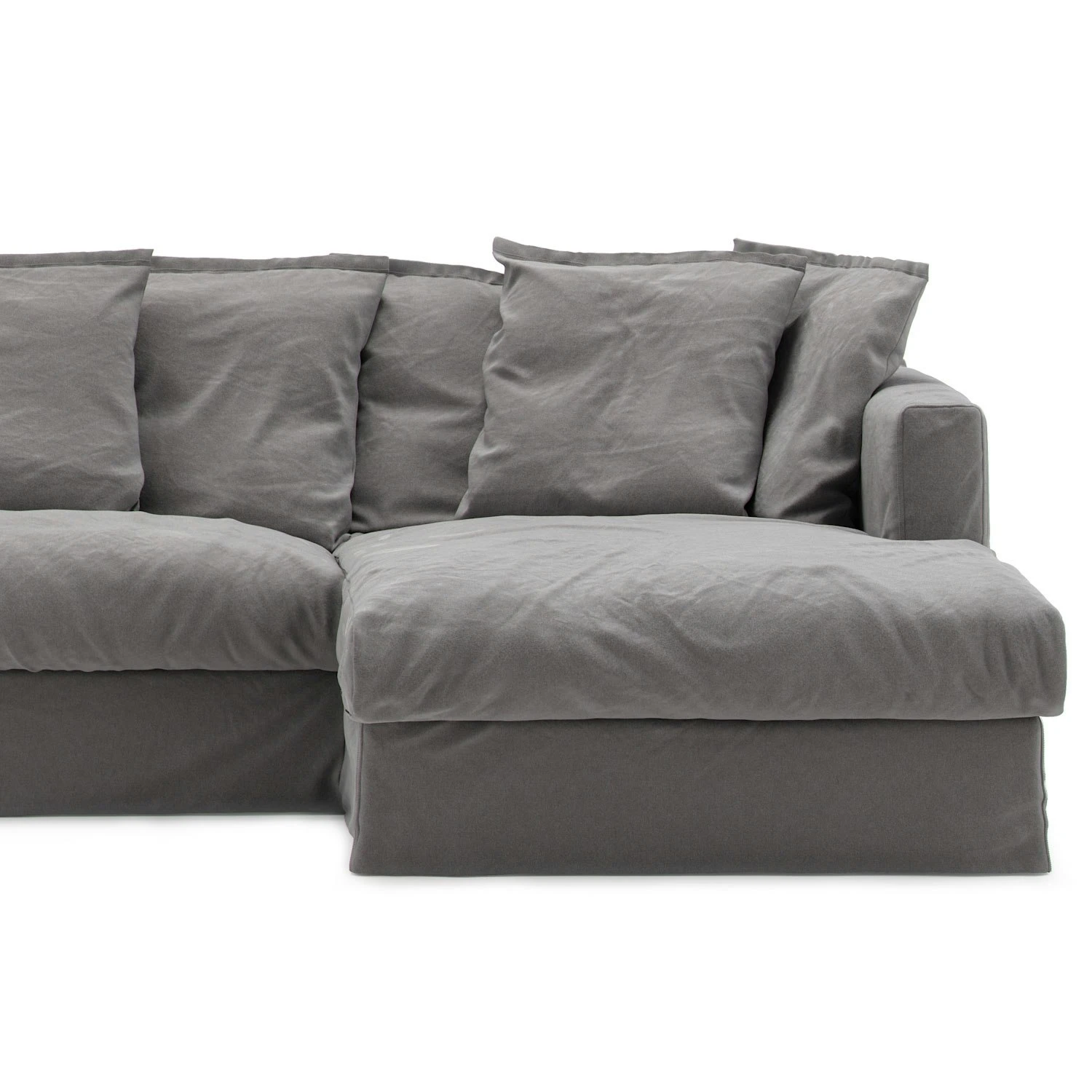 Le Grand Air Upholstery 3-Seater Divan Right, Grey 3 Le Grand Air Upholstery 3-Seater Divan Right, Grey