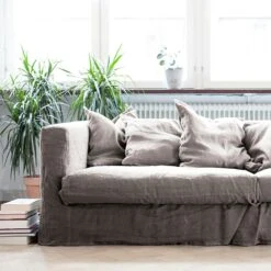 Le Grand Air Cover 3-seater, Nordic Sky -Gubi Furni Sales decotique le grand air upholstery 3 seater linen 18 1