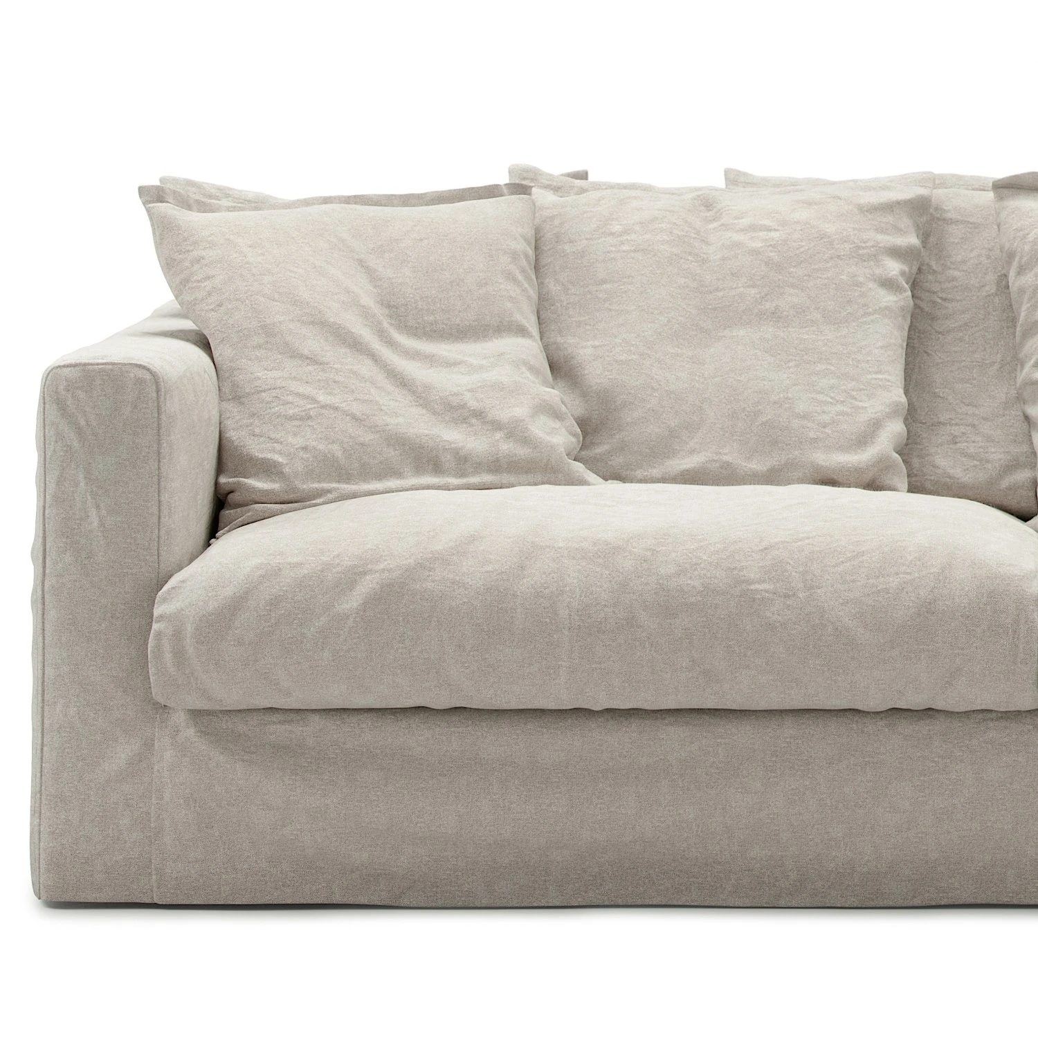 Le Grand Air Upholstery 2-Seater Linen, Natural Blonde 3 Le Grand Air Upholstery 2-Seater Linen, Natural Blonde