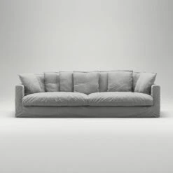 Le Grand Air XL Sofa 4-Seater Linen, Foggy Morning 11 Le Grand Air XL Sofa 4-Seater Linen, Foggy Morning -Gubi Furni Sales decotique le grand air xl sofa 4 seater linen 20