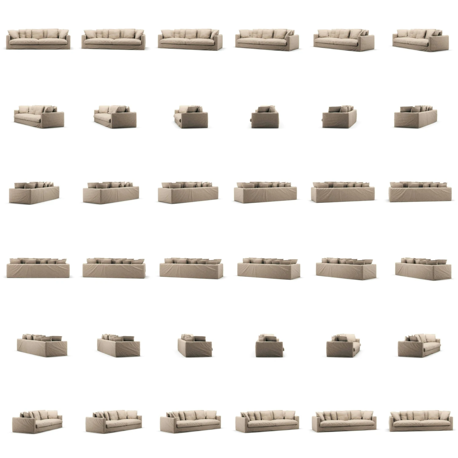 Le Grand Air XL Sofa 4-Seater Linen, Savage Linen 7 Le Grand Air XL Sofa 4-Seater Linen, Savage Linen - Image 5